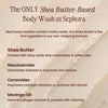 Non-Stripping Butter Cream Body Wash -  with Shea Butter, Niacinamide + Ceramides
