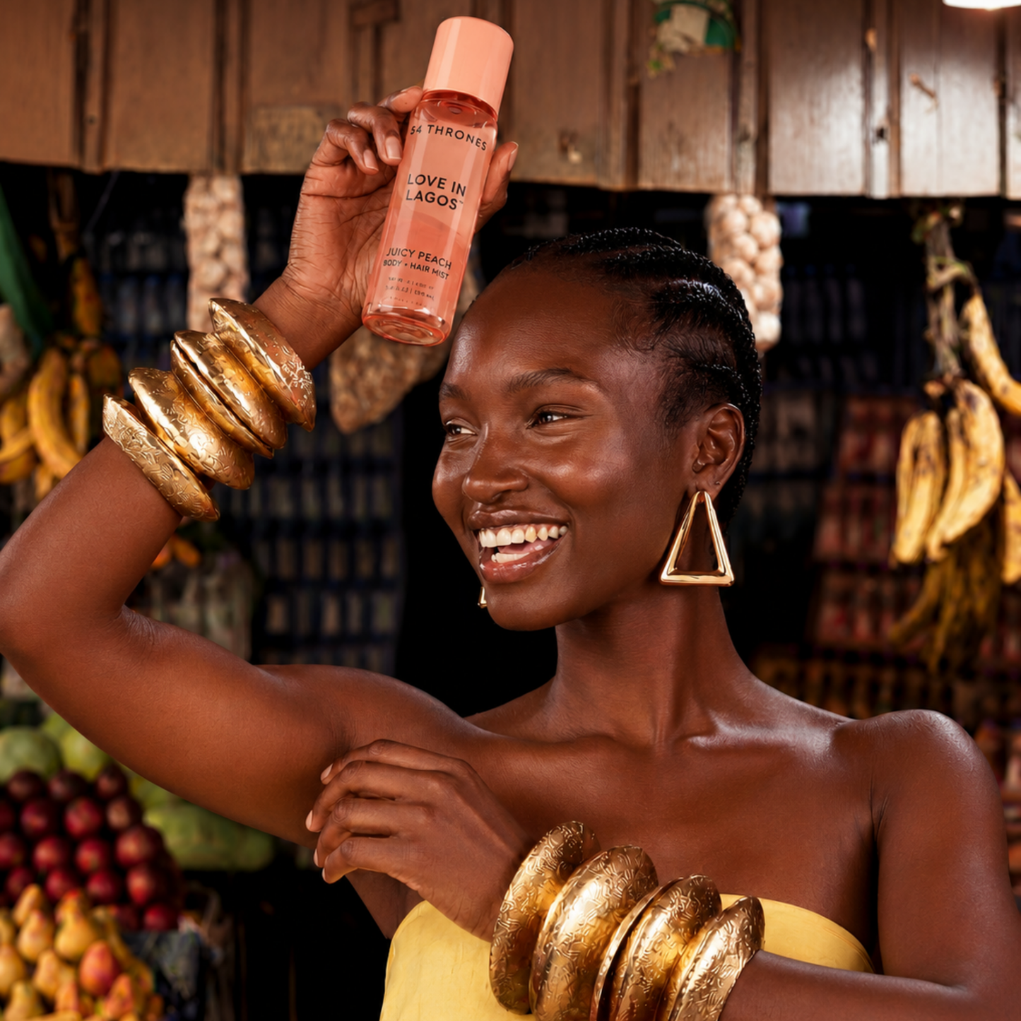 Love in Lagos Juicy Peach Perfume Body & Hair Mist
